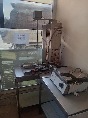doner bıcağı: Dönərxana avadanlıqları paketi Tərkib: əlavə 2 stol razılaşma olar — 4