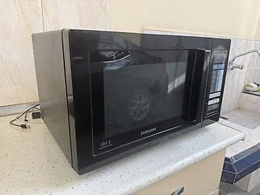 Mikrodalğalı soba Samsung, Ayrıca dayanan, Mikrodalğalar ilə, rəng - Qara