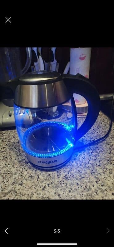 şüşəli soyuducu: Elektrik çaydan Eurolux, 1.6 - 2 l — 1