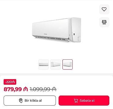 Kondisionerlər: Təzə alınıb 1 ay işlənib — 1