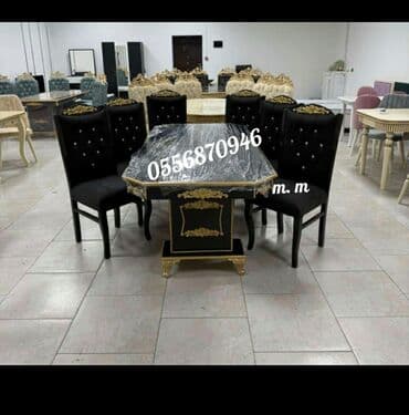 transformer jurnalni: Qonaq otağı üçün, Yeni, Açılmayan, Dördbucaq masa, 6 stul — 6