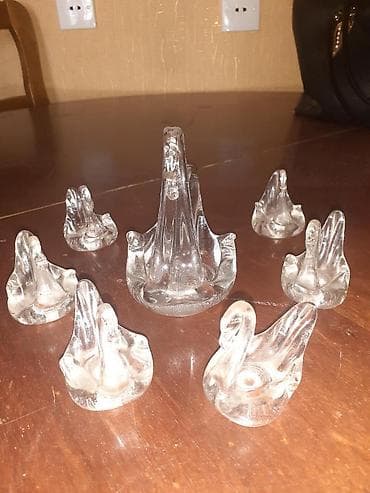 3d divar saatlari: Sovet dovrunun fiqurlari, 1 boyuk 6 balaca qu qushlari. 10 azn — 2