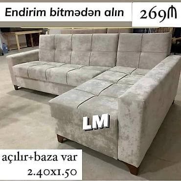 pufik divan: Künc divan, Yeni, Açılan, Bazalı — 1