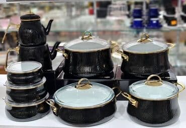 Türkiye istehsalı qazan desti Başqa rengleri de mövcuddur Saxlama