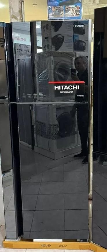 İşlənmiş 2 qapılı Hitachi Soyuducu Satılır, rəng - Boz, Təkərli