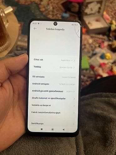 xiomi note 11: Redmi Note 11, 128 GB, rəng - Qara, İki sim kartlı — 3