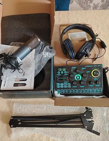 Dinamiklər və kolonkalar: Yayinci Seti Tiktok YouTube Facebook — 1