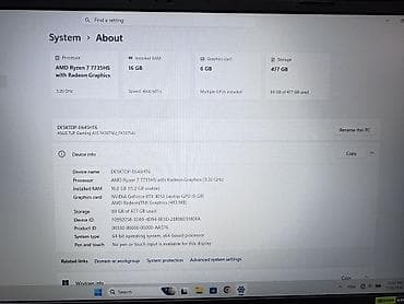 nvme: İşlənmiş ASUS TUF Gaming, 15.6 ", AMD Ryzen 7, 512 GB, Ünvandan götürmə, Ödənişli çatdırılma, Rayonlara çatdırılma — 10