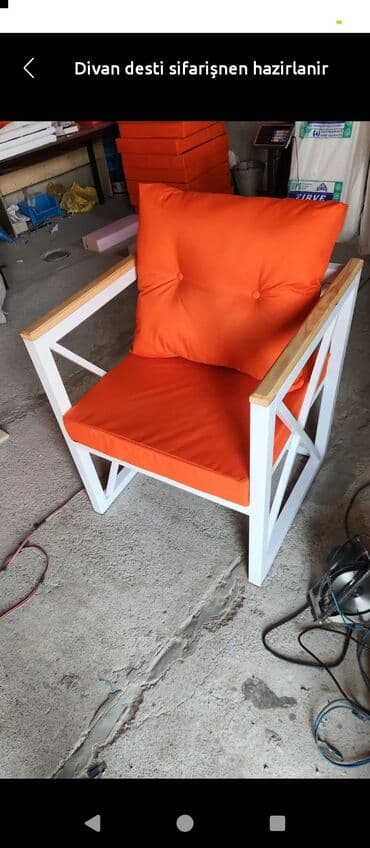 stol stul işlenmiş: Dördbucaq masa, 4 stul, Açılmayan, Stullar ilə, Metal — 2