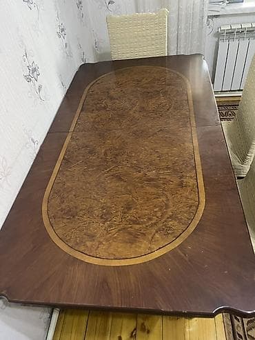 Qonaq otağı üçün, Açılmayan, Dördbucaq masa, 4 stul