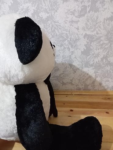 yumuşaq oyuncaq: Böyük ölçülü pandalı peluş oyuncağı - Rəng: klassik qara–ağ - — 4