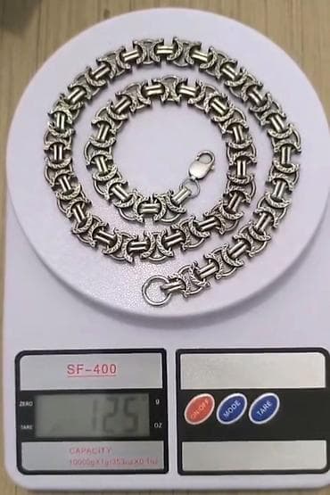Dəstə daxildir: Bilərzik, Boyunbağı, Üzük, Gümüş, 925 Əyar, 200 g — 3
