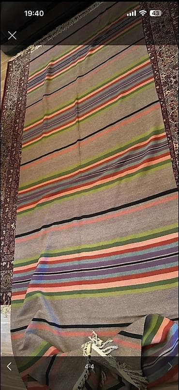 Ковролин: Müasir dizaynlı xalça - Rənglər: qara-ağ - Naxış: böyük kvadratlardan at lalafo.az — 2 Ковролин: Müasir dizaynlı xalça - Rənglər: qara-ağ - Naxış: böyük kvadratlardan — 2