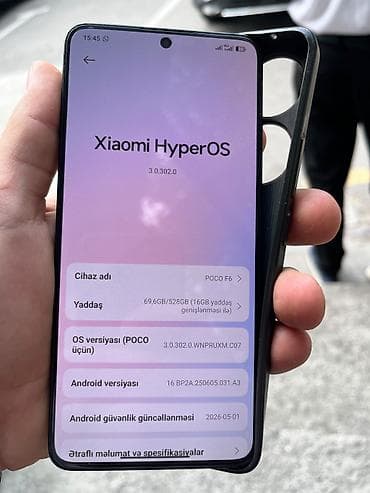 Elektronika: Poco F6, 512 GB, rəng - Qara — 5