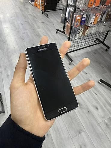 samsung j3 2016 ekran: Samsung Galaxy A3 2016, rəng - Qızılı, İki sim kartlı — 1