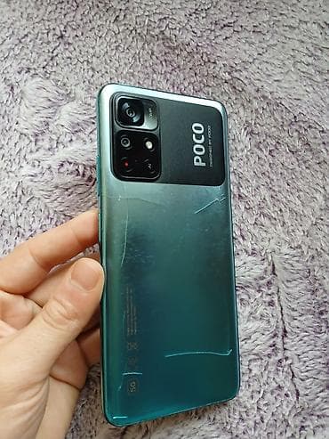 poco m4: Poco M4 Pro 5G, 128 GB, rəng - Göy, Barmaq izi — 2