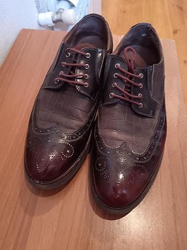 Kişi dəbli klassik ayaqqabıları - Model: broq (wingtip) üslubunda — 6
