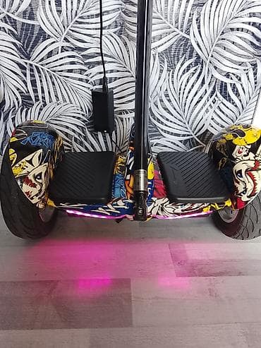 Elektrik nəqliyyatı: Özəlləşdirilmiş dizaynlı elektrik hoverboard (segway tipli, sükanlı) — 4