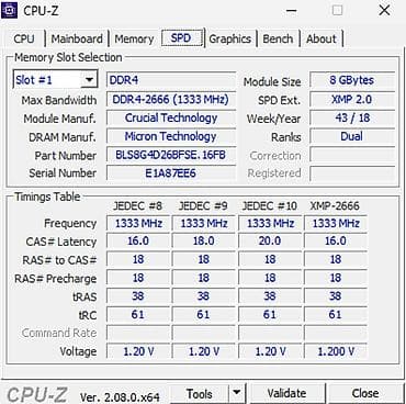 komputer canta: DDR4 RAM 48GB (T-Force Team Group TUF Gaming + Crucial Ballistix — 5