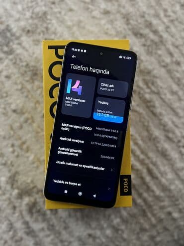 mobile legend: Poco X3 GT, 128 GB, rəng - Ağ, Barmaq izi, Face ID — 8