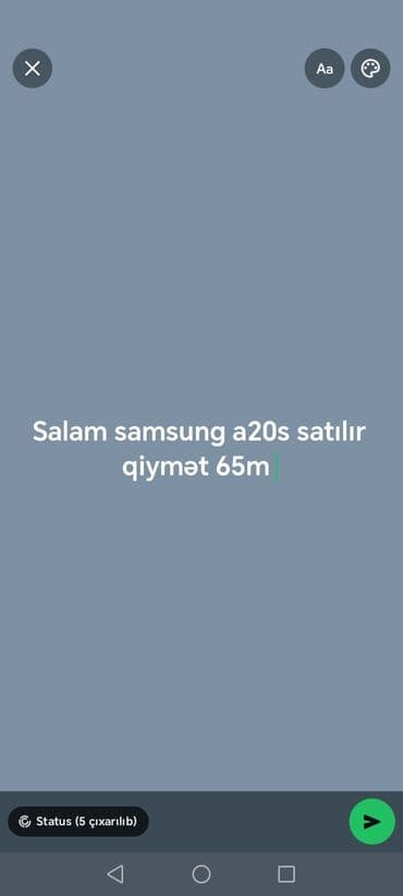 Kompüter, noutbuk və planşetlər: Samsung Galaxy A20s, 32 GB, rəng - Qara, İki sim kartlı — 1