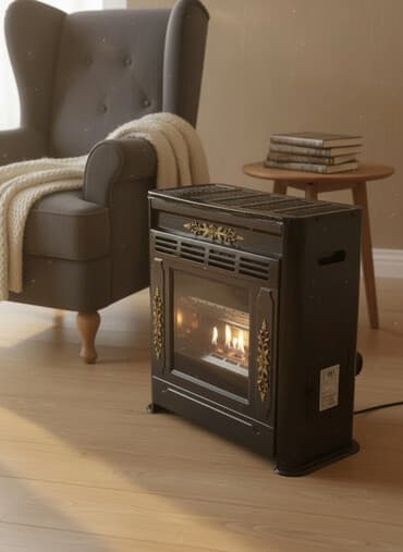 Qaz sobası / Qızdırıcı soba - Yanacaq növü: təbii qaz və ya balon