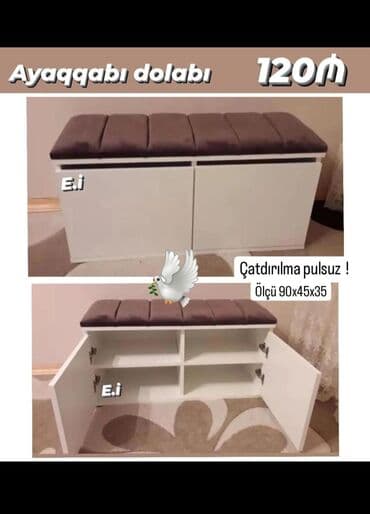 kalçuk şkaf: Yeni, Açılan, Düz dolab, Ayaqqabı dolabı — 1