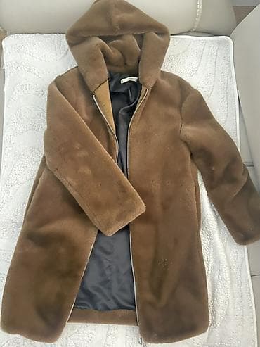 Plaşlar: Kürk, Mango, XS, S, rəng - Qəhvəyi — 4