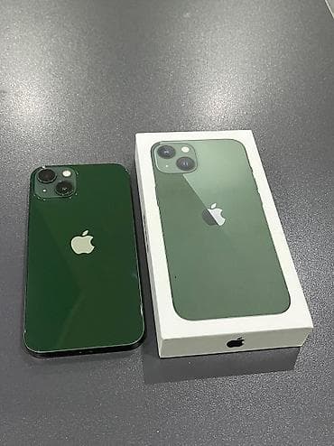 IPhone 13, 128 GB, Yaşıl, Zəmanət, Face ID, Sənədlərlə