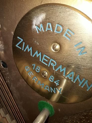 Zimmermann upright pianino – Almaniya istehsalı (Germany), 1884