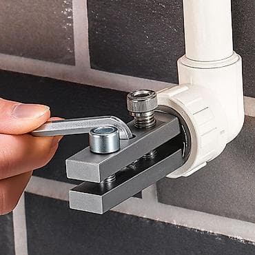 Сантехника: Muchikli kran/qaynaq muftalarını sökmə açarı – universal iki çənəli — 1