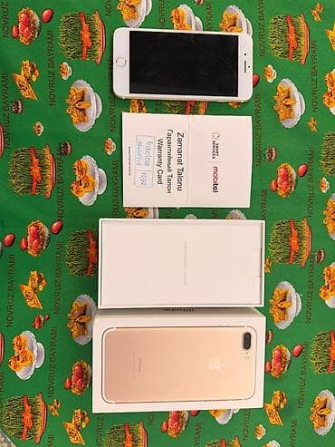 IPhone 8 Plus, 128 GB, Qızılı, Barmaq izi, Face ID