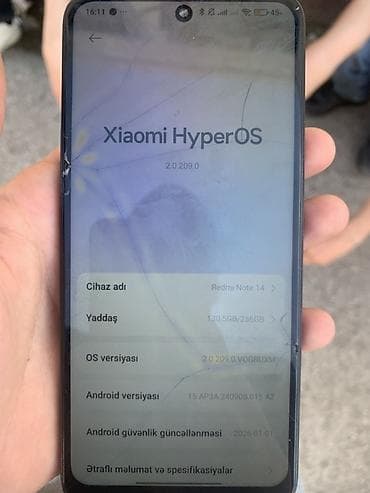 iphone 8 irşad: Xiaomi 14 Pro, 256 GB, rəng - Qara, 
 Qırıq — 1