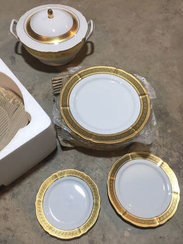 mayalı yumurta: Nahar dəsti, rəng - Qızılı — 10