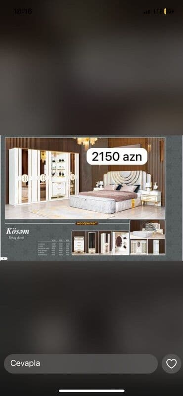 sutular: Woodpecker markalı yataq dəsti modelləri 1) Otto – 1190 AZN - Zərif — 3