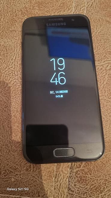usb ventilyator: Samsung Galaxy A3 2017, 16 GB, rəng - Qara, Barmaq izi — 1