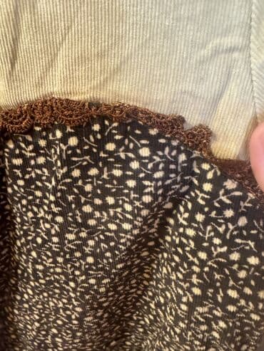 paltar alan: Zaradan alinib Mavi rəngdə, çiçək naxışlı, qısaqol Zara qadın don — 7