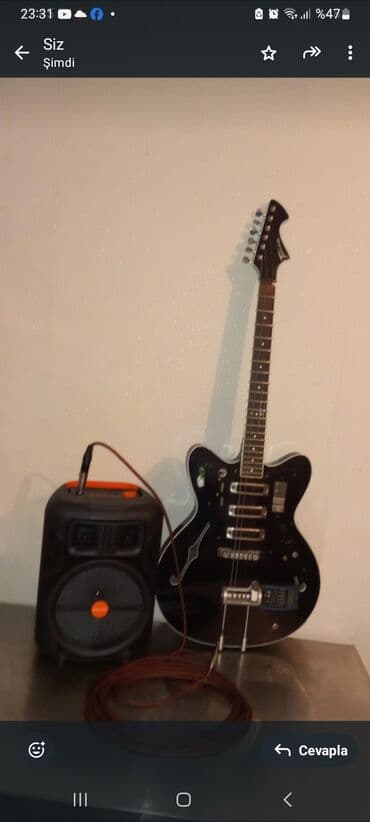 elektro qitara: Elektron gitara, 6 sim, İşlənmiş, Ünvandan götürmə — 7