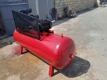 Kompressor.0,8 m3. 12 atmosfer.500 litrlik.Elektirik mühərriki 7.5