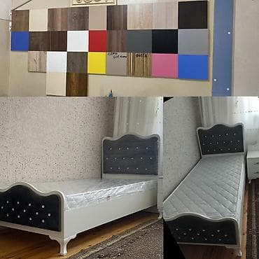 Новый, Односпальная кровать, Без подьемного механизма, С матрасом, Без выдвижных ящиков, Азербайджан