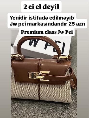 qız krasofkaları: JW PEI qadın çantası – Premium class. - Model: əlçanta (top-handle) — 1