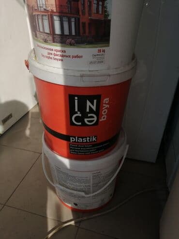 акриловая краска: Акриловая Фасадная краска. Есть в наличии Матовая водоэмульсионная — 5