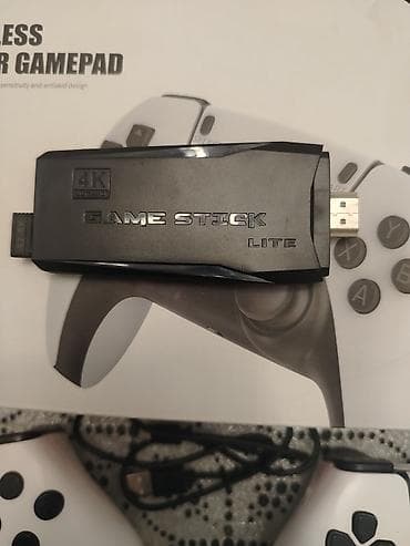 iphone x 100manata: 4K Game Stick Lite + 2 ədəd 2.4G simsiz gamepad dəsti Xüsusiyyətlər — 2