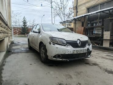 Renault Logan sedan - Rəng: ağ - Yanacaq: benzin - Ötürücü: ön -