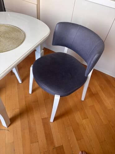 oval xalca: Mətbəx üçün, Açılmayan, Oval masa, 2 stul — 2