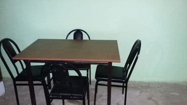 tap az masa ve oturacaqlar: Kuxna üçün masa və oturacaqlar desti, kafe və cayxana üçün stol stul — 25