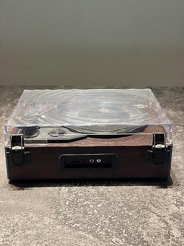 dj stand: 🎵 Retro Vinil Pleyer (Gramofon) – Bluetooth / AUX / Daxili Dinamik — 3