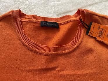 Futbolkalar: NetWork brendi narıncı rəngli qısaqol trikotaj köynək - Model — 2