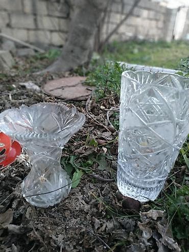 tek oglan sekilleri: Vaza dəsti, Bogem şüşəsi — 1