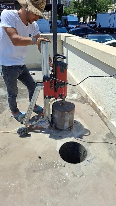 demir qapi gence: Beton deşmə və kəsmə xidməti - Armaturlu beton, dəmir-beton, daş və — 1
